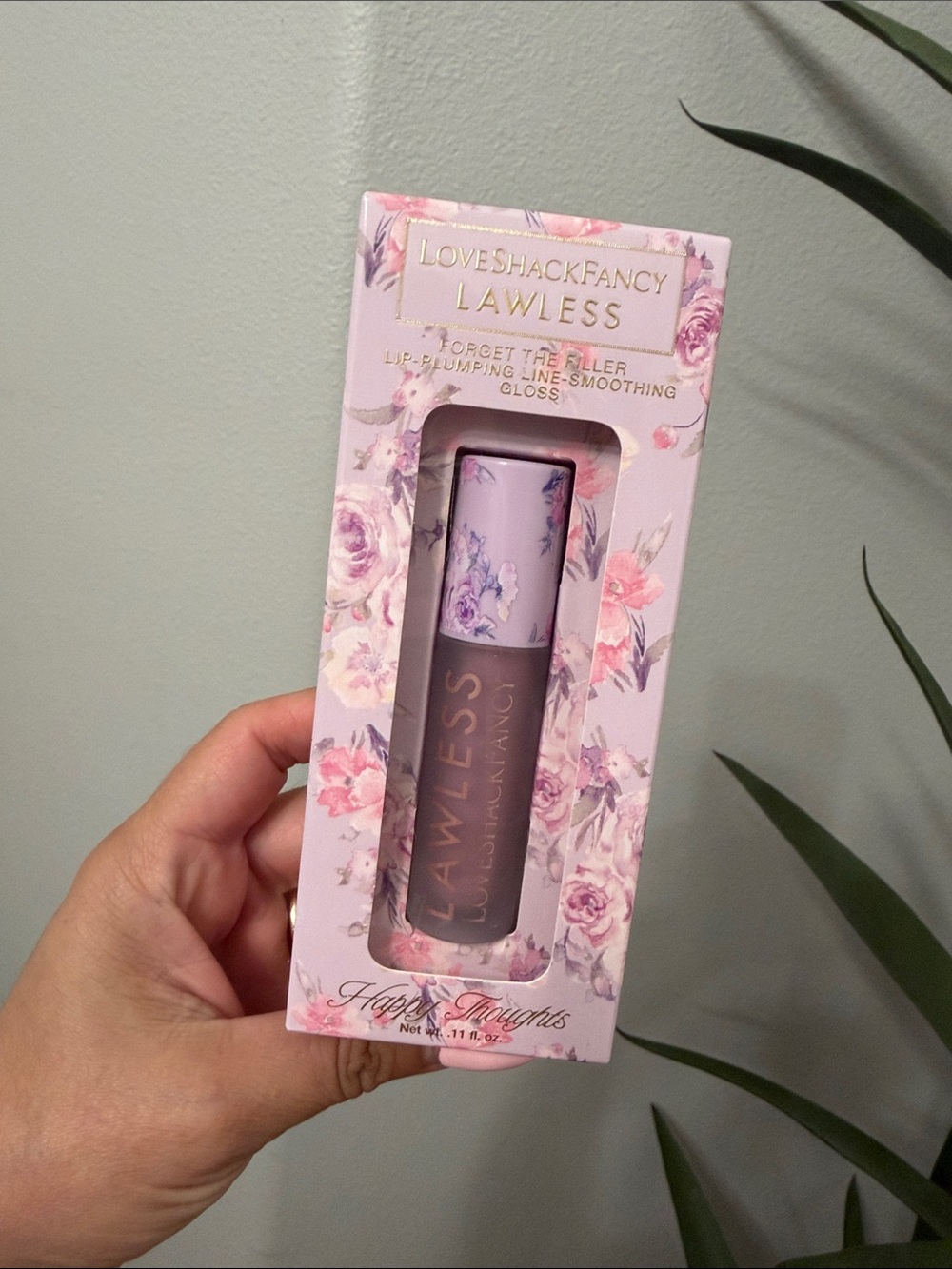 LoveShackFancy Lawless smoothing lip gloss